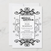 Zwart-witte Vrijgezellenfeest Kaart (Voorkant)