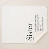 Zwart-witte vun - koolzuster - definitie sherpa deken (Voorkant (horizontaal))