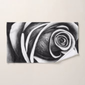 Zwart-witte washanddoekset bad handdoek (Handdoek)