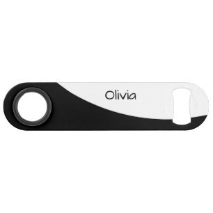 Zwart-witte werveling speed flessenopener