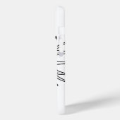 Zwart & Witte Whimsical Zon Hemel Astrologie Case-Mate iPhone Case (Achterkant / Links)