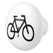 Zwart-witte wielige keramische knop (Rechts)