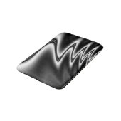 Zwart-witte Wiggle Badmat (Gekanteld)