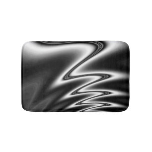 Zwart-witte Wiggle Badmat
