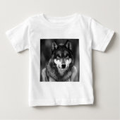 Zwart-witte wolf (Voorkant)