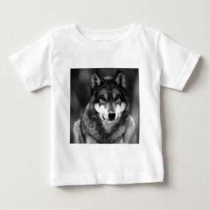 Zwart-witte wolf