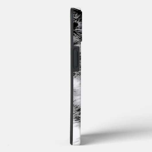 Zwart-witte wolf Case-Mate iPhone case (Achterkant / Rechts)