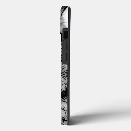 Zwart-witte wolf Case-Mate iPhone case (Achterkant / Links)