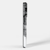 Zwart-witte wolf Case-Mate iPhone case (Achterkant / Rechts)