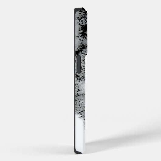 Zwart-witte wolf Case-Mate iPhone case (Achterkant / Rechts)