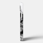 Zwart-witte wolf Case-Mate iPhone case (Achterkant / Links)