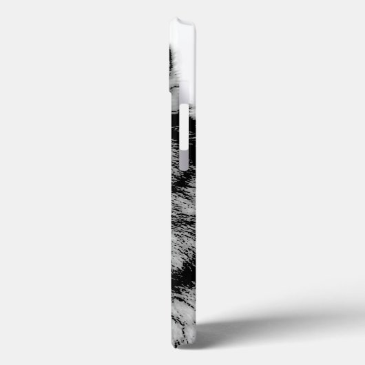 Zwart-witte wolf Case-Mate iPhone case (Achterkant / Links)