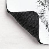 Zwart-witte wolf muismat (Hoek)