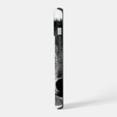 Zwart & Witte Wolf Oog Kunstwerk iPhone 15 Case (Linkerkant)