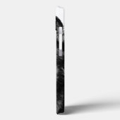 Zwart-witte wolfogen Case-Mate iPhone case (Achterkant / Links)