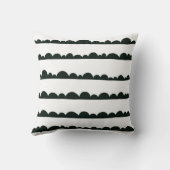 Zwart-witte wolken kussen (Achterkant)