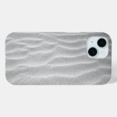 Zwart-witte zandribbels Case-Mate iPhone case (Achterkant (horizontaal))