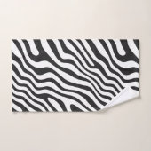 Zwart-witte Zebra streep Bad Handdoek (Handdoek)