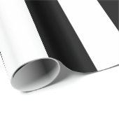Zwart-witte zebrastrepen cadeaupapier (Rol Hoek)