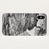 Zwart-witte Zion Art Bonsai Boom Case-Mate iPhone Case (Achterkant (horizontaal))