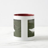 Zwart-witte zwaan mok (Midden)