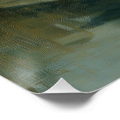 Zwart & Witte Zwanen Paar Poster (Hoek)
