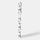 Zwart-witte zwitjes Case-Mate iPhone case (Achterkant / Rechts)