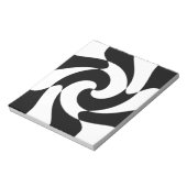 Zwart-witte zwitjes notitieblok (Linkerzijde)