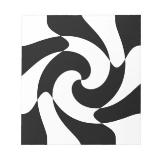 Zwart-witte zwitjes notitieblok