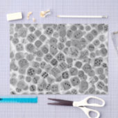 Zwart-witteband afdrukpapier tissuepapier (Craft)