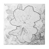 Zwart-witteband Tegeltje (Voorkant)