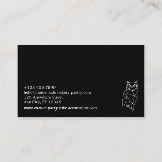 Zwart-witteboestuin Visitekaartje (Achterkant)