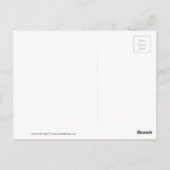 Zwart-wittebots met ventilatoren briefkaart (Achterkant)