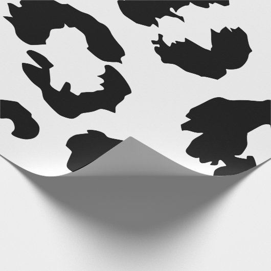 Zwart-wittekaarten Cadeaupapier (Hoek)