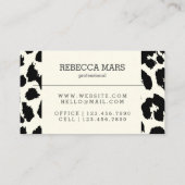 Zwart-wittekaarten Visitekaartje (Achterkant)