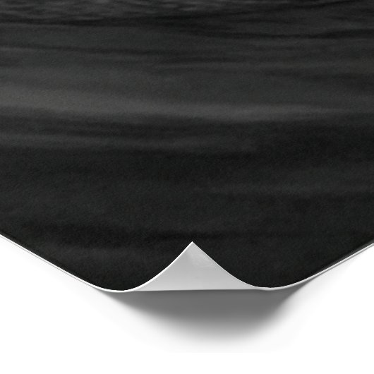 Zwart-wittekening - Zeemeerkunst Poster (Hoek)