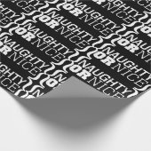 Zwart wittekentapier voor aughty of mooi cadeaupapier (Hoek)