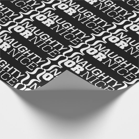 Zwart wittekentapier voor aughty of mooi cadeaupapier (Hoek)