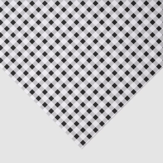 Zwart-wittekentartpatroon Tissuepapier (Detail)