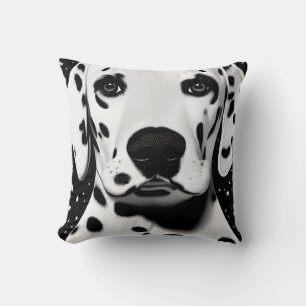 Zwart-wittekletteraar Dalmatian Puppy Kussen