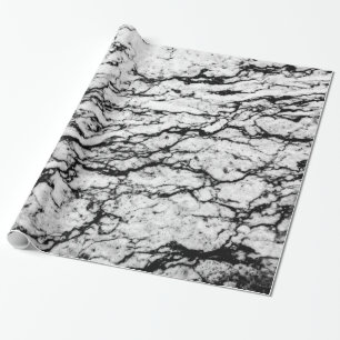 Zwart-wittekonpatroon Cadeaupapier