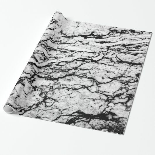 Zwart-wittekonpatroon Cadeaupapier (Uitgerold)
