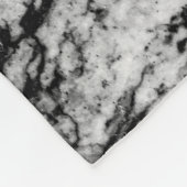 Zwart-wittekonpatroon Fleece Deken (Hoek)