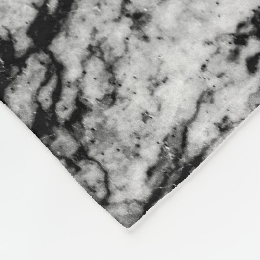 Zwart-wittekonpatroon Fleece Deken (Hoek)