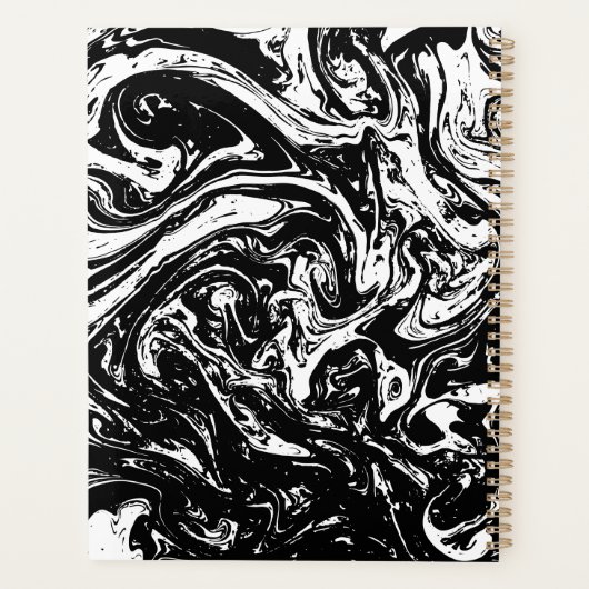 Zwart-wittekoolbord Planner (Achterkant)