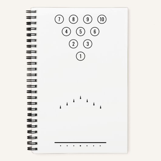 Zwart-wittekoolreferentieschema Notitieboek (Voorkant)