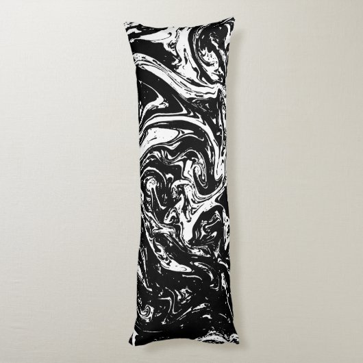 Zwart-wittekooltje Lichaamskussen (Achterkant (Verticaal))