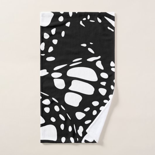 Zwart-wittekoolvlinderontwerp - Handdoekset Bad Handdoek (Handdoek)