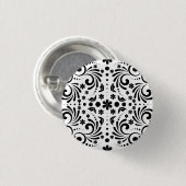 Zwart-wittekoppen Ronde Button 3,2 Cm (Voorkant /achterkant)