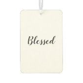 Zwart-wittekst aangepast aangepast script, schatti luchtverfrisser (Achterkant)